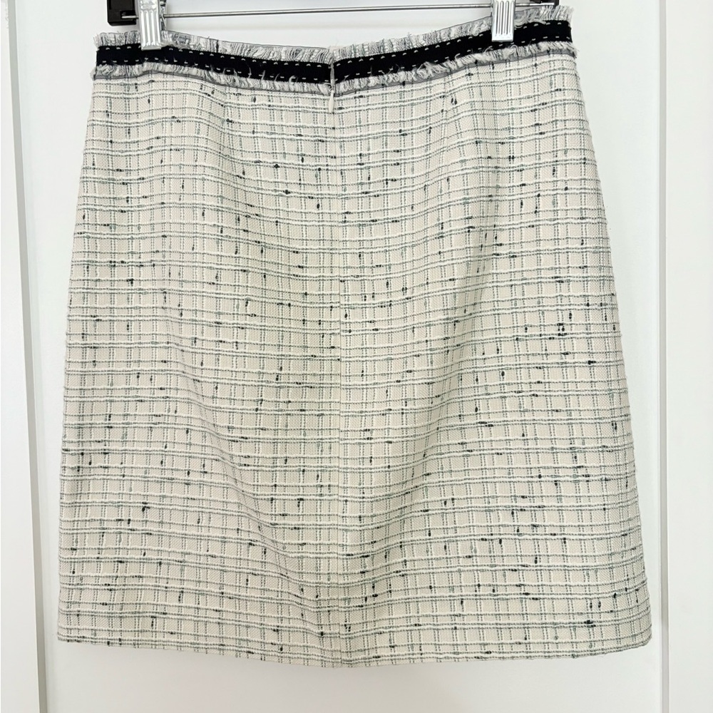 Rebecca Taylor BLAZER & SKIRT MATCHING SET Tweed Suit SIZE 4 Y2K modern chic - Picture 10 of 12